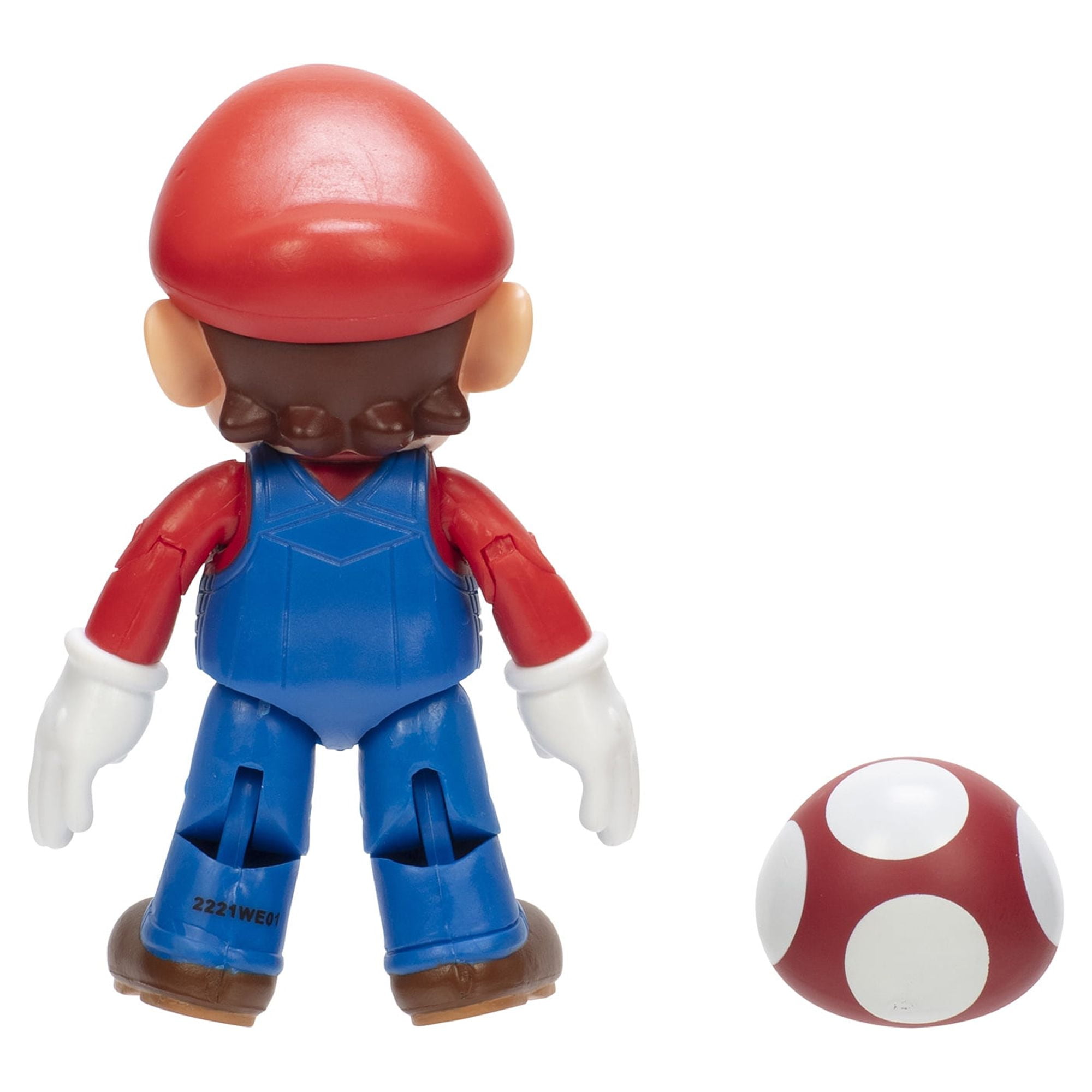 Nintendo Super Mario 4 inch Mario Action Figure with Red Power up