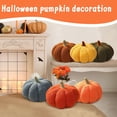 thumbnail image 5 of Stuffed Pumpkin Plush Pillow, 7.8 Inch Soft Throw Cushion with Color Options for Halloween Thanksgiving Home Sofa Bed Decor - 1Pc, 5 of 6