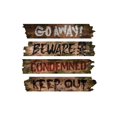 thumbnail image 2 of Boards With Words Over Haunted Window, 2 of 3