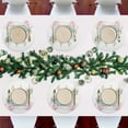 thumbnail image 7 of Ryvnso Christmas Deers Round Plate Mats Dining Table Placemat Set of 4 for Holiday Decoration, 7 of 7