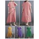 thumbnail image 4 of Vestido suelto de mujer con bolsillos Vestido de fiesta informal de manga corta MABOTO Vestido, 4 of 7
