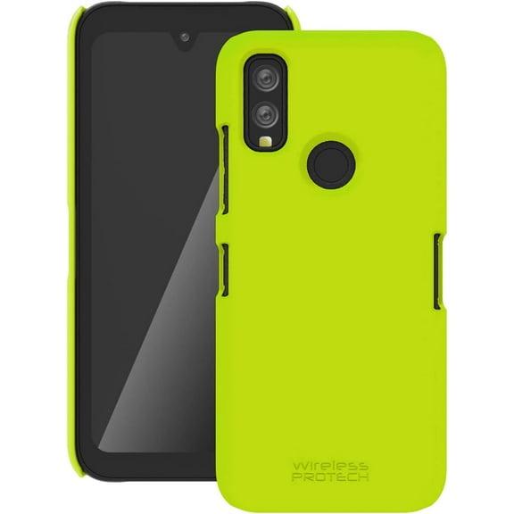 Wireless PROTECH Case Compatible with DuraSport 5G Phone Model C6930. Durable Slim Smooth Finish Shell Case (Lime Green)