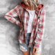 thumbnail image 2 of Blusas de otoño de estilo casual para mujer Traje de diario de corte holgado con cuello en V de un solo pecho FLhrweasw Nuevo, 2 of 7