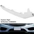 thumbnail image 3 of Front Bumper Trim Chrome Stylish Reliable Protection Strip Replacement for  E Class W212 AMG Line 2014-2016, 3 of 7