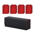thumbnail image 4 of Boîte pour Deck de Cartes à Collectionner Étui de Cartes Passe-Temps pour Cartes de Collection Cartes de Sport Noir Rouge, 4 of 8
