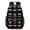 Black, variant on Dog Paw Print and Bone Black 17" School Backpacks for Teens,Waterproof Oxford Fabric,S-Shape Padded Straps for School,Travel,Hiking,Camping
