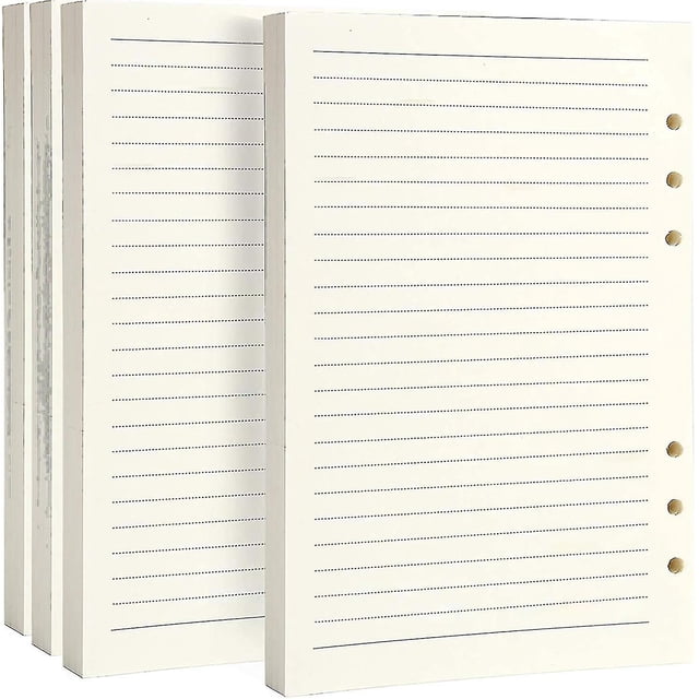 3 Pack A5 Dotted Paper, 6 Holes 135 Sheets A5 Refill Paper, Refillable Refill Paper, Refills For A5 Notebook, Diary, Sketch, Painting