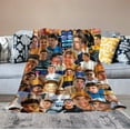 thumbnail image 6 of Thow Blanket Bed Art HD Lando Art Norris Printing Super Soft Micro Wool Blanket Sofa Comfortable Warm Flannel Blanket Bed Living Room Merch Gift Party Decor 60x80, 6 of 6