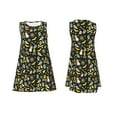 thumbnail image 7 of Lsque cartoon Skull spider web Pattern Summer Dresses for Women – Sleeveless T-Shirt Swing Sundress, Perfect for the Beach and Casual Days, 7 of 7