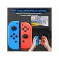 thumbnail image 7 of For Switch Controller, Wireless Controller Compatible for Nintendo Switch/OLED/Lite with 6-Axis Gyro Sensor/Double Vibration/Wake-up/Screenshot Controller Switch with Wrist Strap Red and Blue, 7 of 7