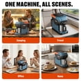 thumbnail image 6 of SENIX Coffee Maker, 20V Cordless & 120V AC Portable Single Serve Coffee Machine, Compatible with Ground Coffee, Pods & Capsules, for Travel, Camping, RV & Office, 6 of 12
