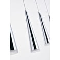 thumbnail image 3 of Fantasia 5 light Chrome LED Pendant, 3 of 13