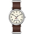 thumbnail image 2 of Timex Tribute NFL Weekender 40mm Correa de Piel de Cuarzo para Hombre, Marrón, Reloj Casua Timex Tribute Timex Tribute, 2 of 2