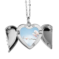 thumbnail image 1 of Plum Blossom nubes cielo azul Alas de ángel collar colgante regalo de moda Unbranded M, 1 of 3