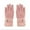 Pink, variant on Miqool Winter Gloves for Women Vintage Sherpa Lined Thermal Insulated Cold Weather Gloves