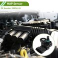 thumbnail image 2 of Sensor de Presión Absoluta del Colector MAP Único para Mitsubishi Mirage 2012-2024 No.1865A248 1 Pc, 2 of 6