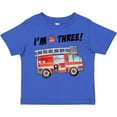 thumbnail image 3 of Inktastic I'm 3 Fire Truck 3rd Birthday Boys or Girls Toddler T-Shirt, 3 of 5