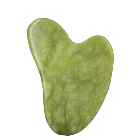 BEST Jade Gua Sha Scraping Massage Tool - High Quality Hand Made Jade Guasha Board - GREAT Tools for SPA Acupuncture Therapy Trigger Point Treatment on (Best Acupuncture Treatment In India)
