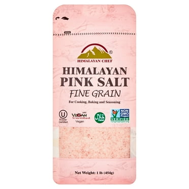 Himalayan Pink Salt fine grain 1lb bag