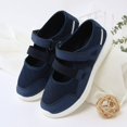 thumbnail image 2 of Vedolay Platform Sneakers for Women Women's Thick Sole Casual Sneakers Comfort Round Toe Platform Slip On Walking Shoes,Dark Blue 9, 2 of 5