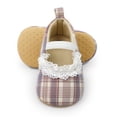 thumbnail image 4 of Yoyauz Baby Girl Mary Jane Shoes Anti Slip Rubber Sole Ballet Slippers Princess Dress Wedding Shoes Newborn Kids Shoes Toddler Shoes（0-12 Month）, 4 of 8