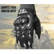 thumbnail image 4 of Guantes para Motociclista Hanylish con Sensores Táctiles, Unisex, Talla M, Negro-Gris, 4 of 5