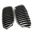 thumbnail image 2 of Car Front Bumper Kindey Grille Chrome For-BMW F10 528I 535I 2011-2013 51137203649 51137203650, 2 of 5