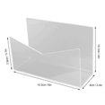 thumbnail image 5 of 2025 Clear Acrylic Mail Holder & Organizer for Desk, Office Countertop, 5 of 5