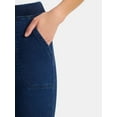 thumbnail image 4 of No Boundaries Ribbed Waist Bootcut Pants, 31.5'' Inseam, Women's, 4 of 5