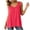 Hot Pink, variant on Plus Size Tank Tops for Women Wide Strap Crew Neck Sleeveless Tops Loose Summer Flowy Tank Tops,XL-6XL