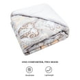thumbnail image 5 of HGMart Bedding Comforter Set Bed In A Bag – 5 Pieces Luxury Microfiber Bedding Sets – 100% Polyester Bedroom Comforters, Queen Size, Roman Pattern, 5 of 6
