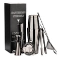 thumbnail image 1 of 8 Unids/set Coctel Barman De Acero Inoxidable Martini Boston Shaker Negro Sunnimix Coctelera, 1 of 7