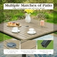 thumbnail image 3 of Sophia & William 5 Piece Patio Metal Dining Set Square Table and 4 Stackable Mesh Chairs, 3 of 9