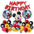 thumbnail image 2 of Juego de 14 globos con números de Mickey Mouse y sus amigos de Disney, decoración para fiestas de cumpleaños y baby shower, suministros para regalos de niños, 2 of 5