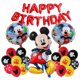 thumbnail image 2 of Juego de 14 globos con números de Mickey Mouse y sus amigos de Disney, decoración para fiestas de cumpleaños y baby shower, suministros para regalos de niños, 2 of 5