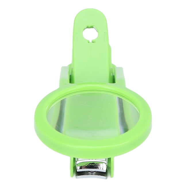 Elderly Stainless Steel Nail Clipper with Adjustable Magnifying Glass Cutter Suitable for Seniors