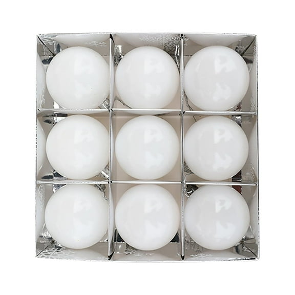 Jierger Clearance 60mm 9PCS Christmas Xmas Tree Ball Bauble Hanging Home Party Ornament Decor Christmas Tree Ball for Xmas Tree,Holiday and Wedding Party Decorations