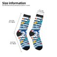 thumbnail image 2 of Rocae Fish And Shark for Girls Boys Crew Socks,Children's Socks, Kids Socks, Toddler Socks: Daily Wear with Kids School Uniform, 2 of 5