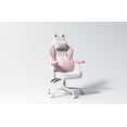 thumbnail image 6 of Seenda Pink Gaming Chair with Cat Ears, Ergonomic Gaming Computer Desk Chair with Cat Paw Lumbar Support, Cute PU Leather Game Chair for Girls Adults, 6 of 6