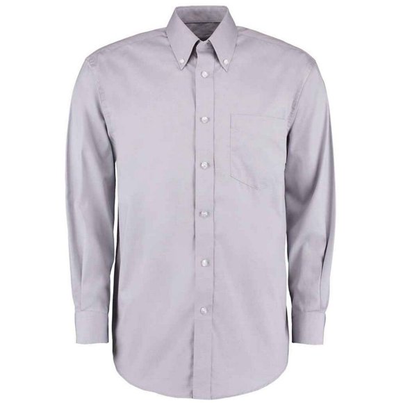 Kustom Kit Mens Oxford Classic Long-Sleeved Shirt