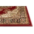 thumbnail image 3 of Well Woven Medallion Oriental Persian Area Rug Red Ivory, 3 of 6