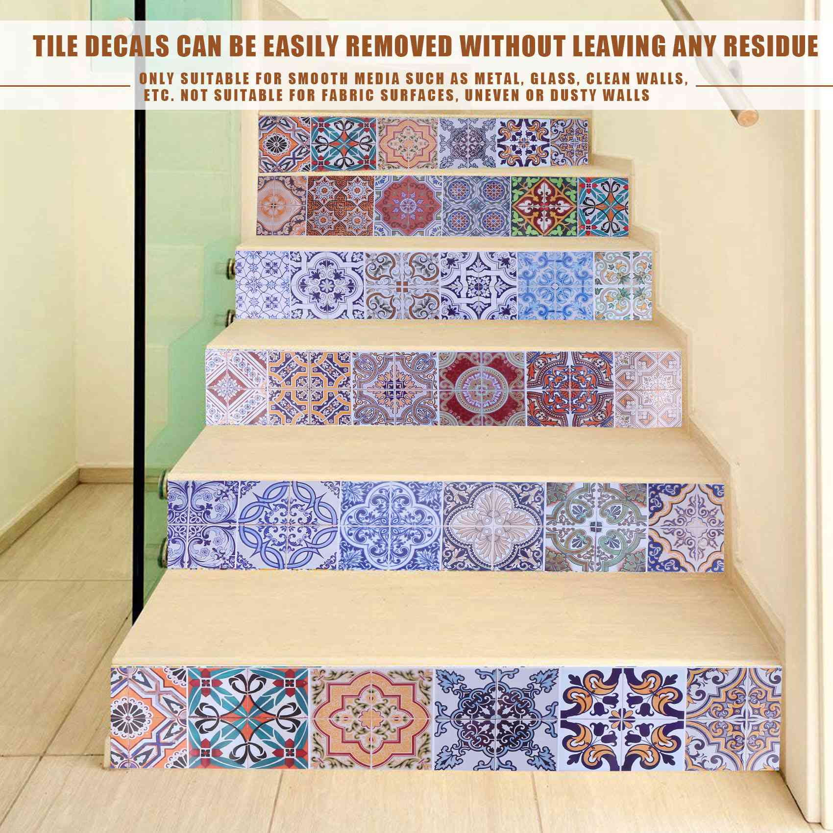 Carrelage Adhésif, Tile Stickers, Tile Decal, Stair Stickers