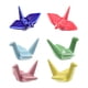 thumbnail image 5 of ColoMX Juego de 6 soportes para palillos de cerámica con forma de grulla de papel para guardar utensilios y decorar la mesa., 5 of 7