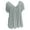 Gray, variant on Oalirro Ladies Tops and Blouses Summer Gray Blouses for Women Fashion 2023 Women Plus Size Short Sleeves V-Neck Print Blouse Pullover Tops Shirt, XL
