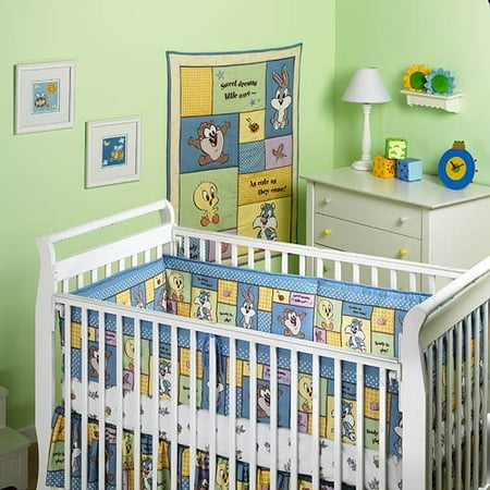 Dundee Looney Tunes Crib Bedding Set