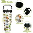 thumbnail image 3 of 30oz Frog Tumbler with Handle & Flip Straw - Insulated Travel Mug, Coffee Cup & Water Bottle - Gift for Frog Lovers, Women & Girls, 3 of 6