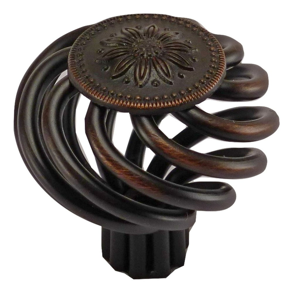 Bird Cage Birdcage Flower Kitchen Knobs Knob Bronze 35MM 1 3/8
