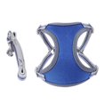 thumbnail image 4 of M Size Adjustable Pet Puppy Dog Safety Harness with Leash Pure Color Reflective Breathable Padded Dog Leash Collar Chest Harness Vest for Small Medium Dogs, 4 of 9