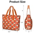 thumbnail image 3 of Tote Bag for Women - Pug Dog Shoulder Bag - Large Utility Work Duffle Bag with Zipper Handbag for Travel, Work, Sprots, 3 of 5