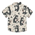 thumbnail image 2 of Dailycode Small Short Sleeve Button Down Shirts Bears and Tube Music Casual Shirt 3-10 Years, 2 of 9